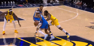 转瞬即逝！杰伦威&亚历山大下半场仅1分半联手6-0反超打停步行者